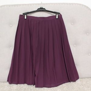 MODCLOTH Purple Knee-length skirt NWOT
